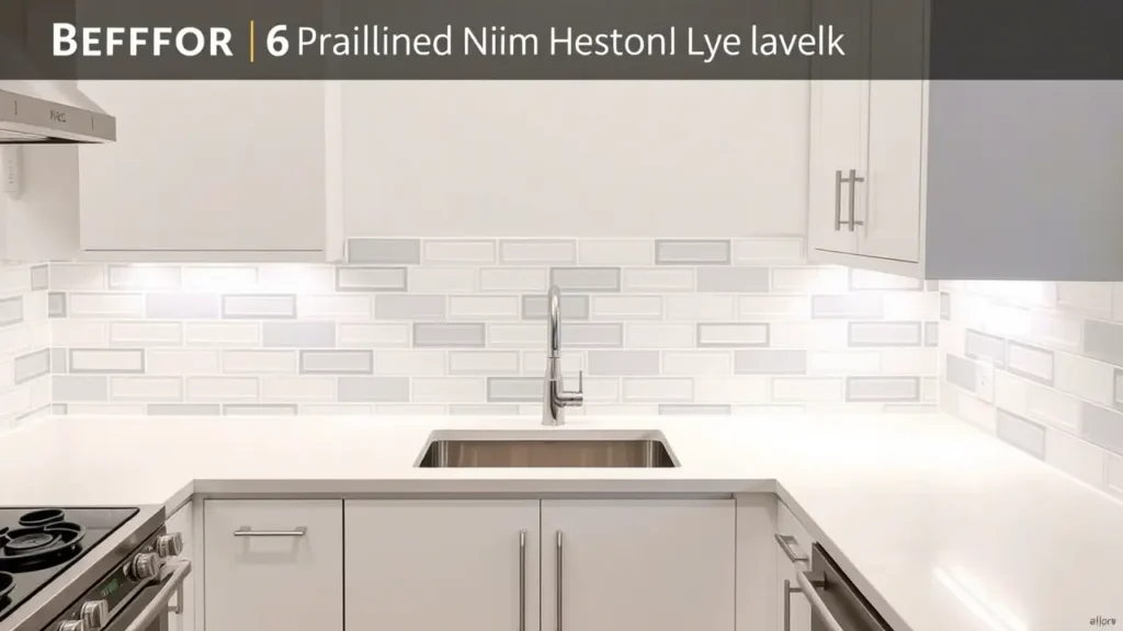Peel-and-Stick Backsplash Tiles