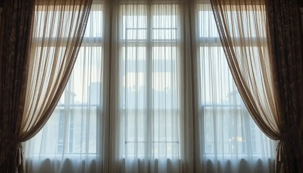 Layered Window Treatments