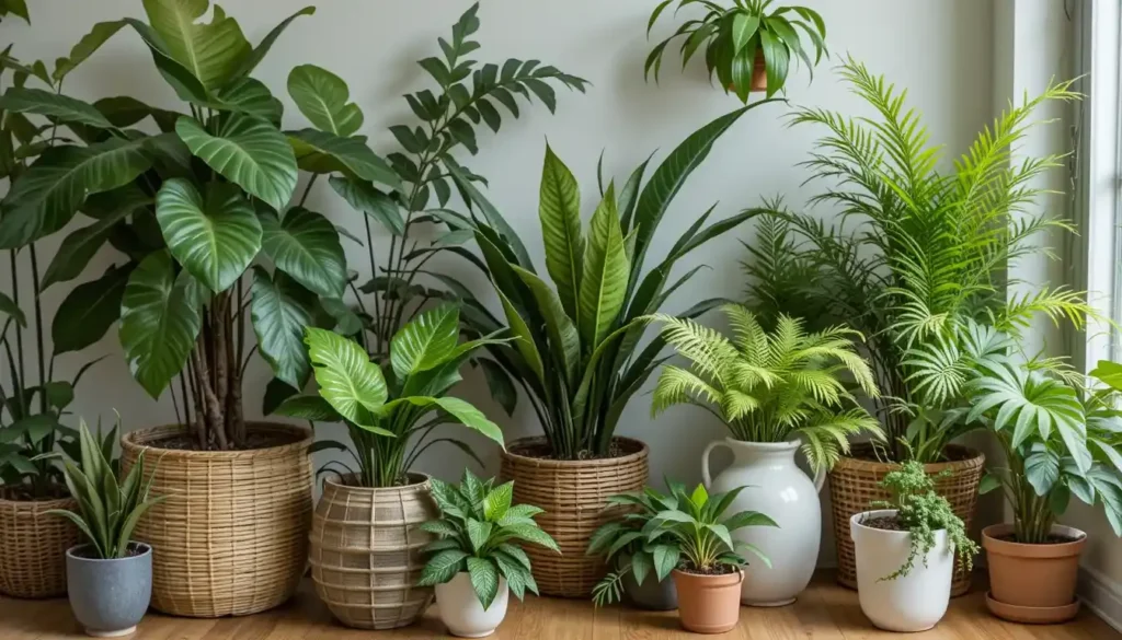 Natural Elements with Indoor Plants