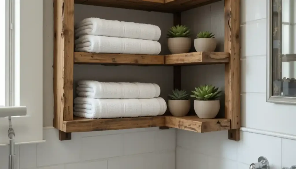 Tiered Corner Shelves Don’t Waste Corners