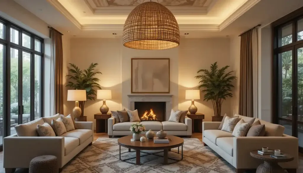 Warm Statement Lighting