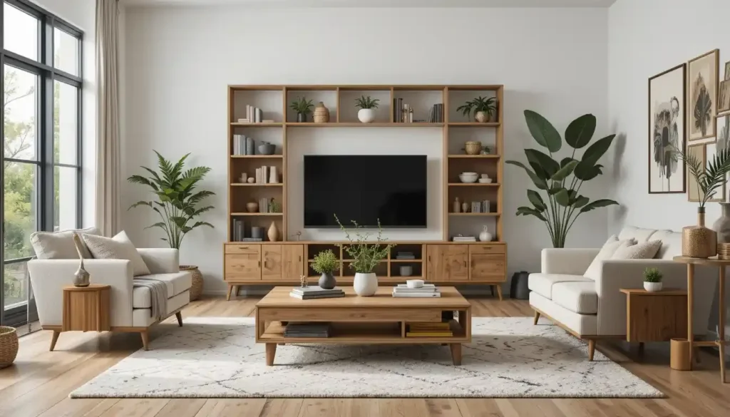 Warm Wood Accents